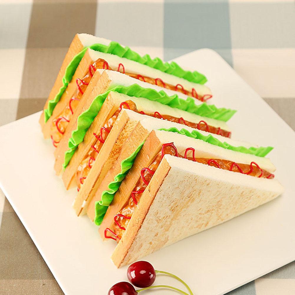 Exquisite PU Material Sandwich Model for Home Decoration and Cake Shops