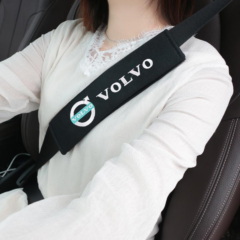 2pcs Carbon Fiber Cotton Protection Cover Case For Volvo XC40 XC90 V40 V90 V60 XC60 S80 S60 S90 C40 V70 XC70 Accessories