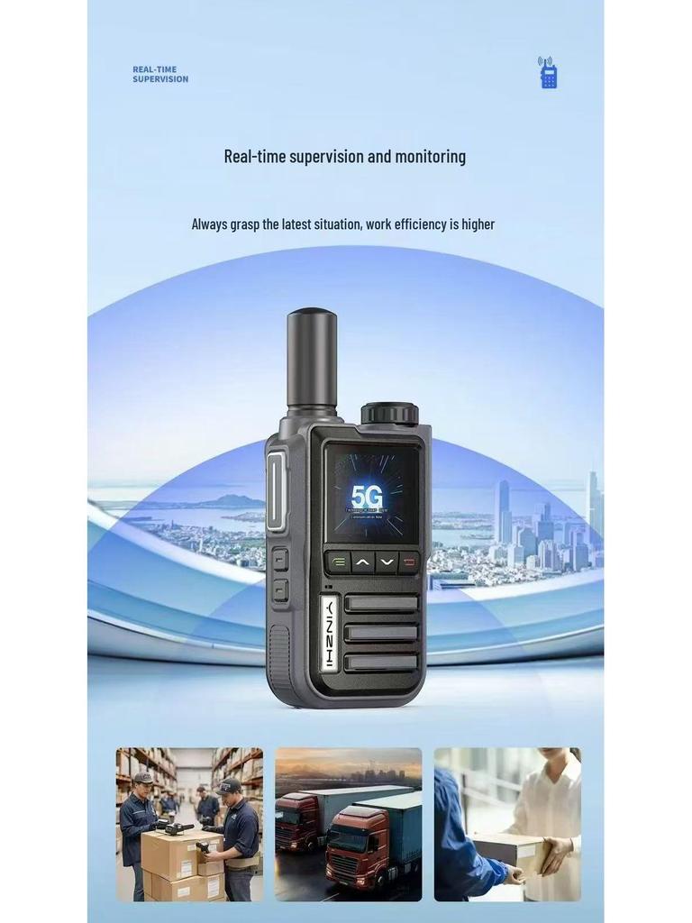 Национальная уличная рация 5G/4G SIM, Дальность 5000 км, Для команды/ресторана/строительства, 10 шт.