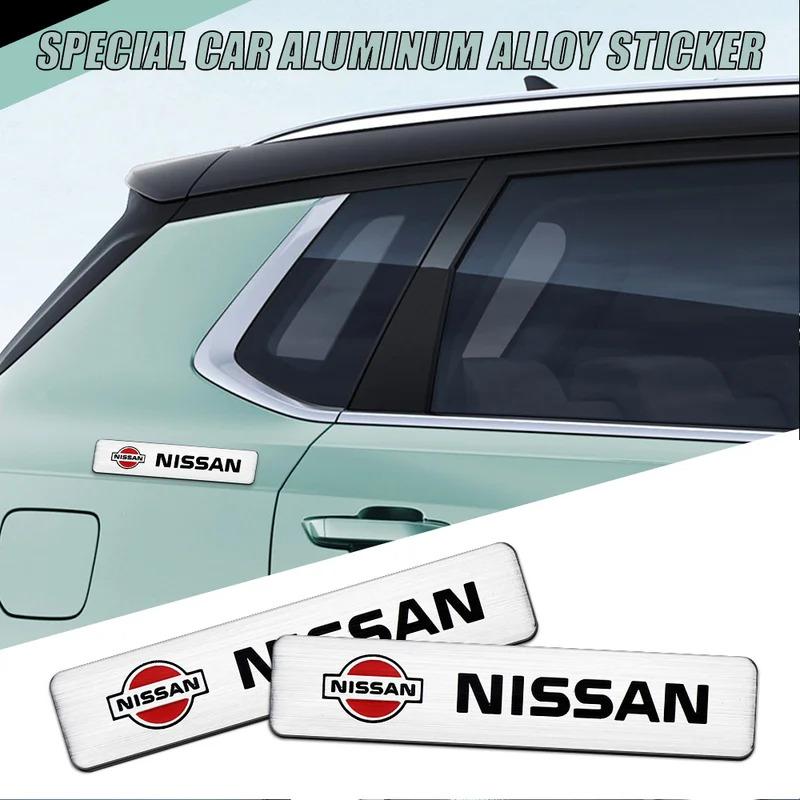 ABE4 Car Styling 3D Aluminum Alloy Body Side Fender Trunk Badge Sticker For Nissan GTR Nismo Terrano Versa Primera Livina Qashqai J11