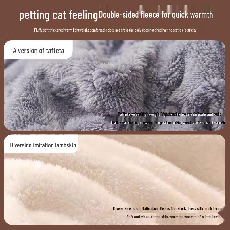 NanJiren Lamb Fleece Fiber Quilt