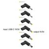 Laptop Charging Adapter Female Type C to Male DC Jack Plug Converter  PD Power Charger Connector Tip for Laptop Speaker