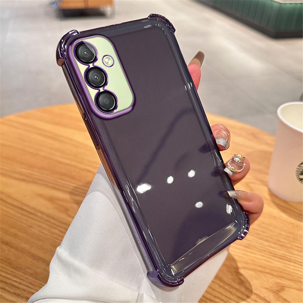 Transparent Shockproof Magnetic Stand Case For Samsung A55 A35 A25 A15 A05 A05S A14 A24 A34 A54 A04 Soft Silicone Phone Cover