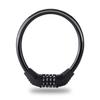 black 4-digit combo cable lock