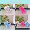 Charming Unicorn Plush Doll Keychain Cute Miniature Horse Plush Toy For Bag Charm