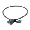 Прочный USB B Тип Папа на Панель Мама Удлинительный Кабель 50 см Быстрая Передача 5 Гбит/с Совместимый Принтеры Сканеры Устройства