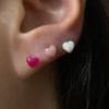 LA PISCINE Colorful Heart Piercing (6 colors)(single)