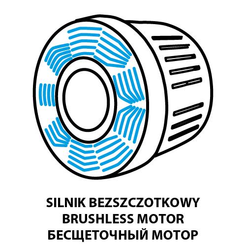 Brushless battery mixer Energy+ 18V, speed: I: 250-400 min-1, II: 350-650 min⁻¹