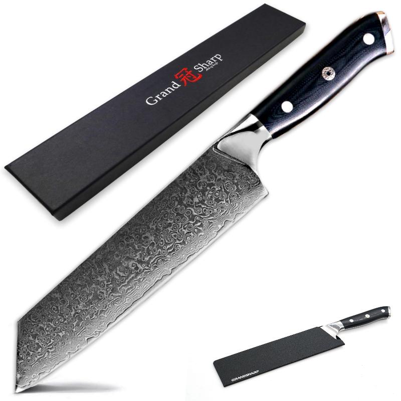 7,7-дюймовый дамасский нож шеф-повара Kiritsuke Gyuto vg10, профессиональные кухонные ножи из японской стали