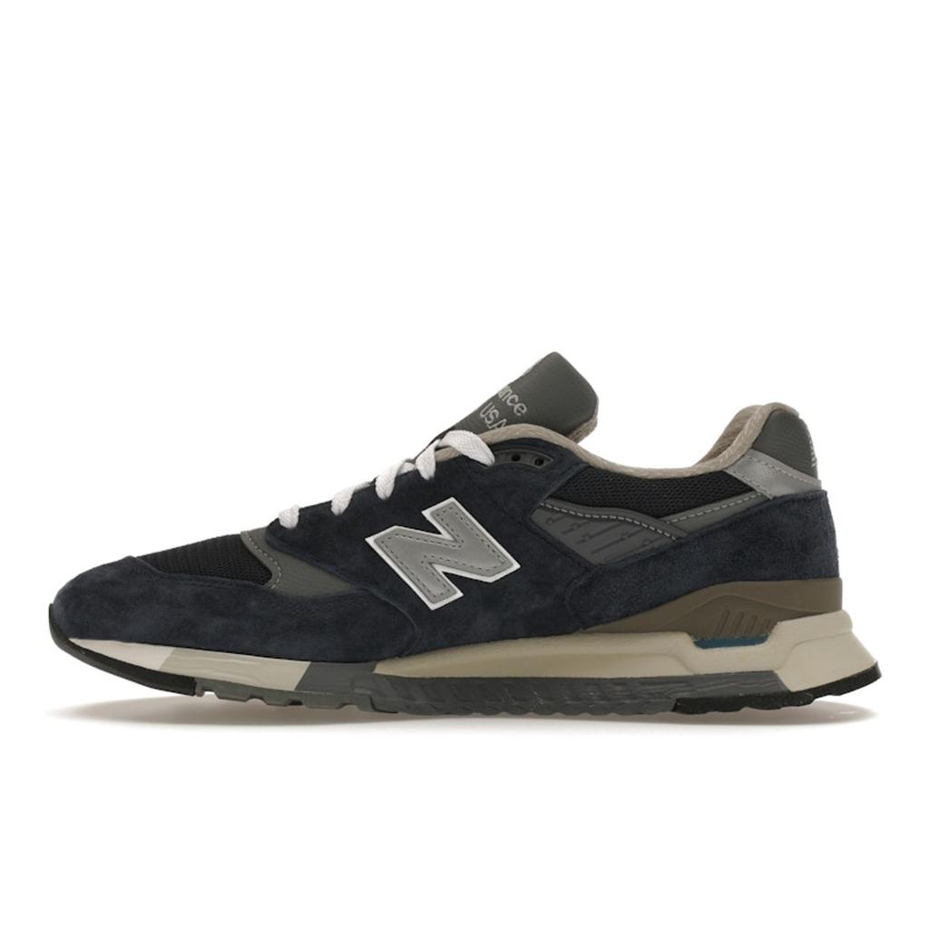 New Balance 998 Made in USA Navy Grey 2023 Мужские кроссовки Синие кремовые U998NV