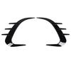 2PCS Rear Bumper Spoiler Left Right Glossy Black Replacement for Benz GLC‑Class X254 AMG‑Line 2022 and Up
