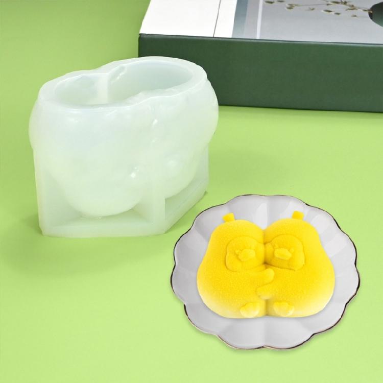 Lovely Animals Silicone Molds Nonstick Mousses Cake Molds Cake Decorating Tool for Truffles Cheesecakes Easy to Clean