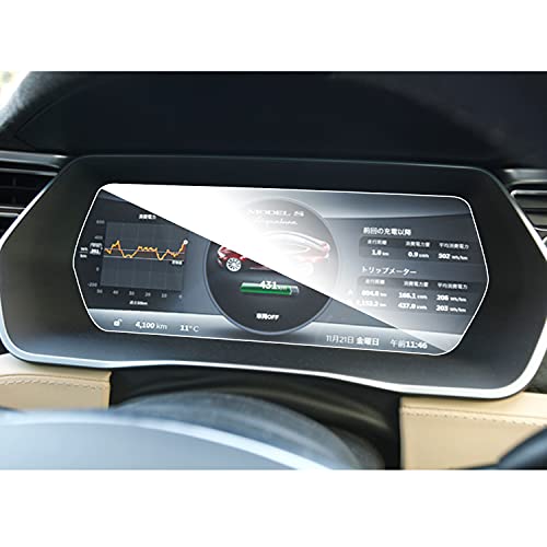 Защитная пленка из закаленного стекла Ruiya для приборной панели Tesla Model X и Model S - 11 дюймов, твердость 9H, устойчивая к царапинам, грязи, специальные детали