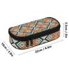 Pencil Bag Compact Shape Durable 300D Polyester Easy Open Zipper with Mesh Pocket Removable Divider and Pen Slots for Boys Girls