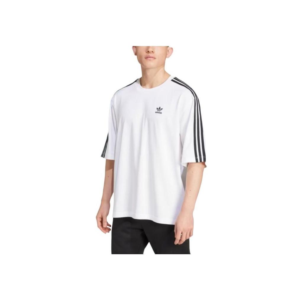 Adidas Футболка Adicolor Oversize белая мужская уличная одежда IZ2474