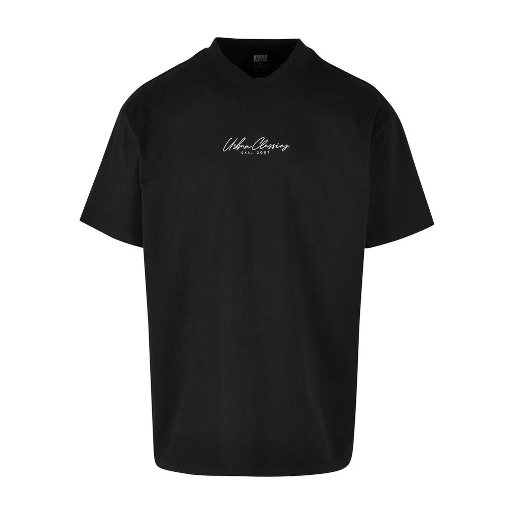 Urban Classics Mens Embroidered Oversized T-Shirt