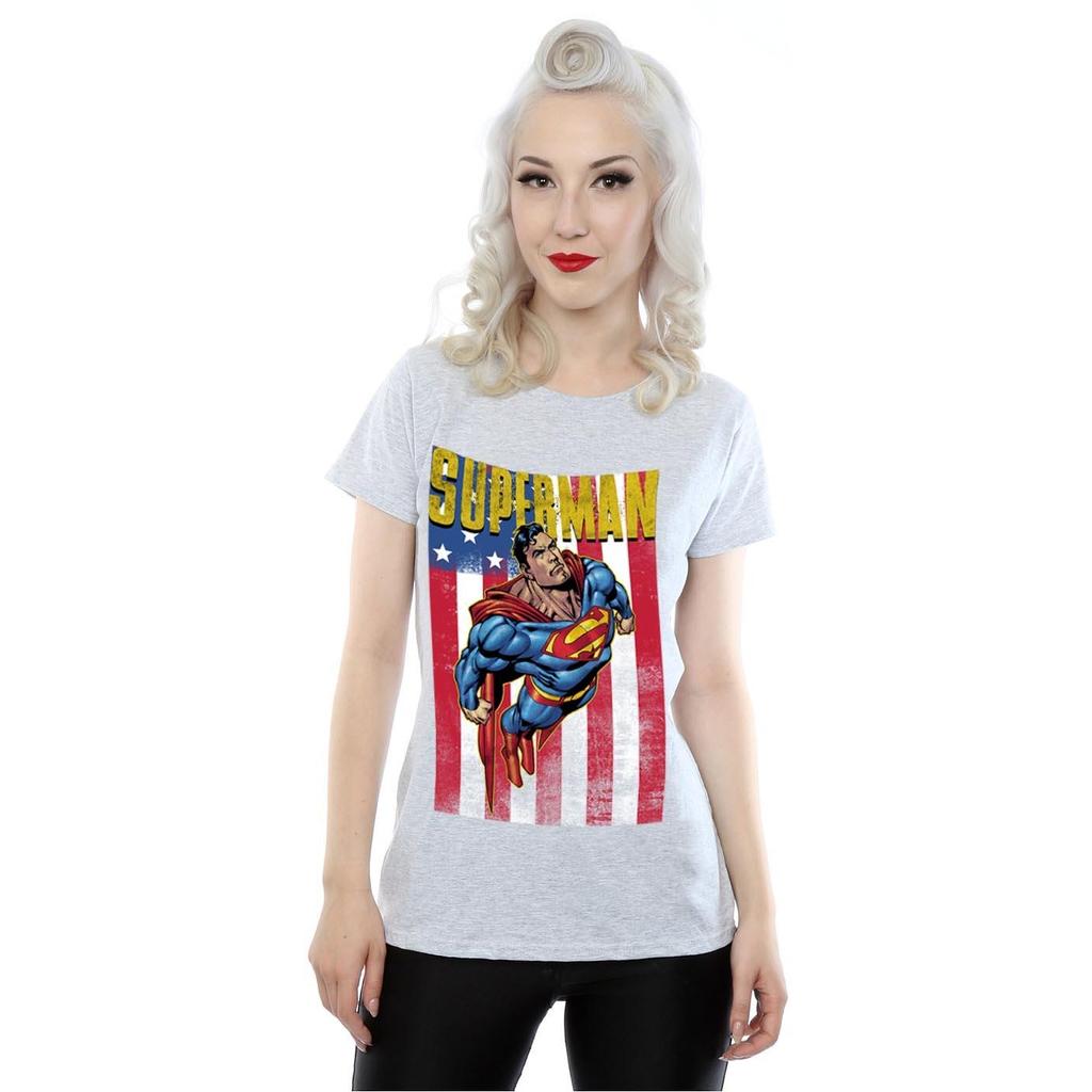 DC Comics Womens/Ladies Superman Flight Cotton T-Shirt