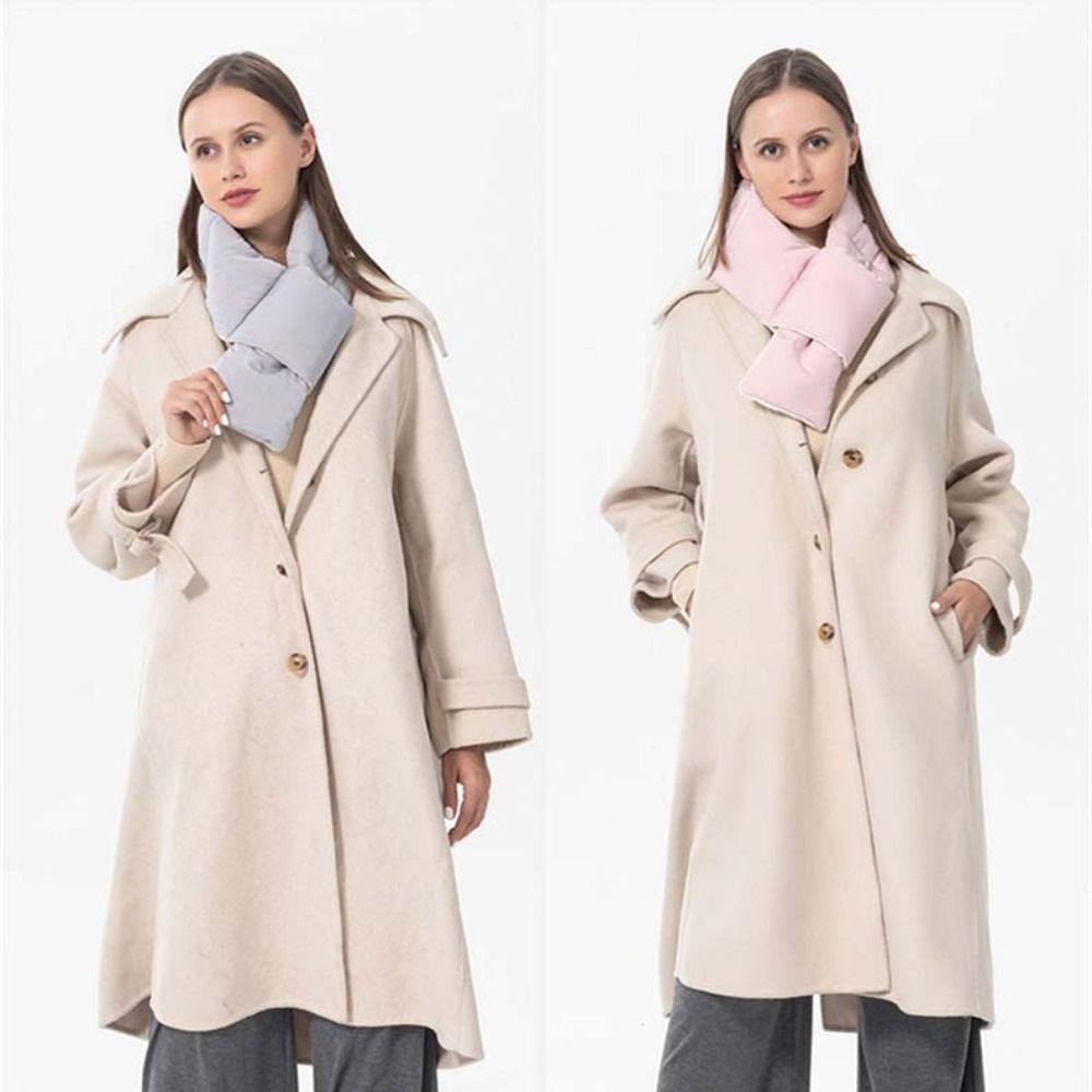 Warm Wrap Korean Style Scarf Apparel Accessories Autumn Winter Shawl Scarf Down Neck Scarf Outdoor