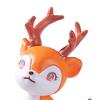 2 Pcs Mini Sika Deer Figurines Hand-colored Deer Miniatures Mini Animal Statues for Fairy Gardens Bonsai Micro Landscape