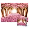 1000-piece Jigsaw Puzzle / Pink Tree-lined Road [510x735mm] [BN10-064] [BN] [Landscape Puzzle] [Puzzle Frame], Popular Korean Puzzle