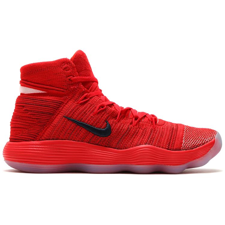 Nike Hyperdunk 2017 Flyknit Cushioning Slip Resistant Cushioning Slip Resistant High top Basketball Shoes Mens Red 917727-600