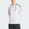 adidas Мерседес - Амг Петронас Формула 1 Команда Джерси Аутентичное Облегающее Спортивная Футболка с Длинным Рукавом Мужские Топы KE5308
