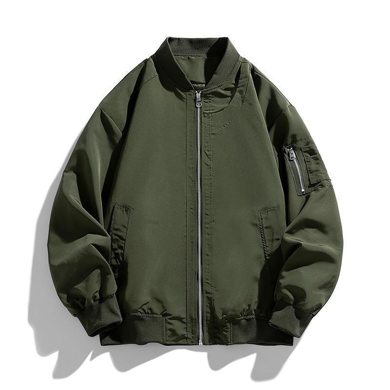 American Fashion Bomber Jacket Spring and Autumn Loose Couple Function Loose Baseball Jacket Men and Women