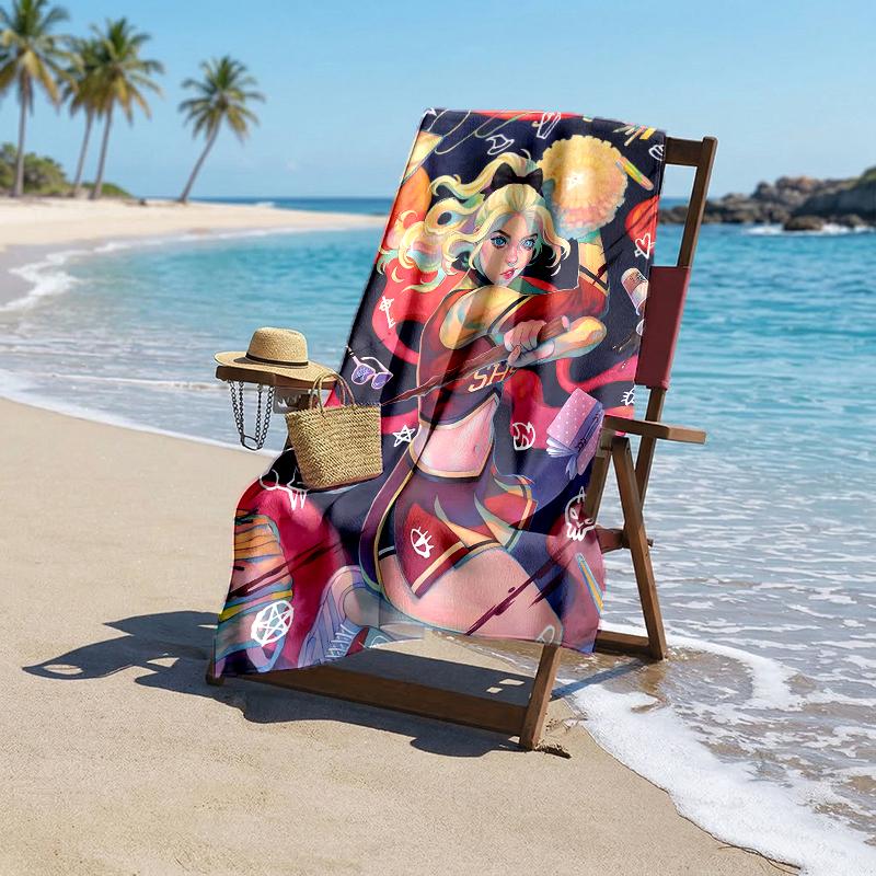 Buffy Fashion Beach Towel: Ideal for Summer Adventures Soft, absorbent and quick drying suitable for swimming and bathing