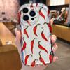 Акварельные Свежие Овощи Чеснок Имбирь Чехол для iPhone 17 16 E 15 14 13 12 Mini 11 Pro Max 8 7 Plus Силиконовые Чехлы Funda