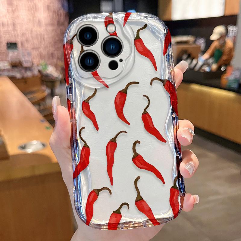 Акварельные Свежие Овощи Чеснок Имбирь Чехол для iPhone 17 16 E 15 14 13 12 Mini 11 Pro Max 8 7 Plus Силиконовые Чехлы Funda