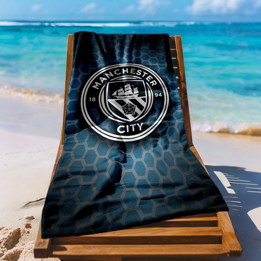 Manchester City Beach Towel Quickdry Soft Microfiber Comfortable Lightweight Portable For Swimmingbeachcamping Travel Beach Accessoriesgym