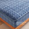 Soft Thicken Velvet Quilted Bed Pad Protector Cover Luxury Flannel Mattress Cover Winter Bed Cover Not Included Pillowcase