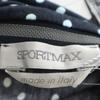 Sportmax Сделано в Италии Платье-комбинация в горошек M Угольно-черный В горошек Женский Б/у