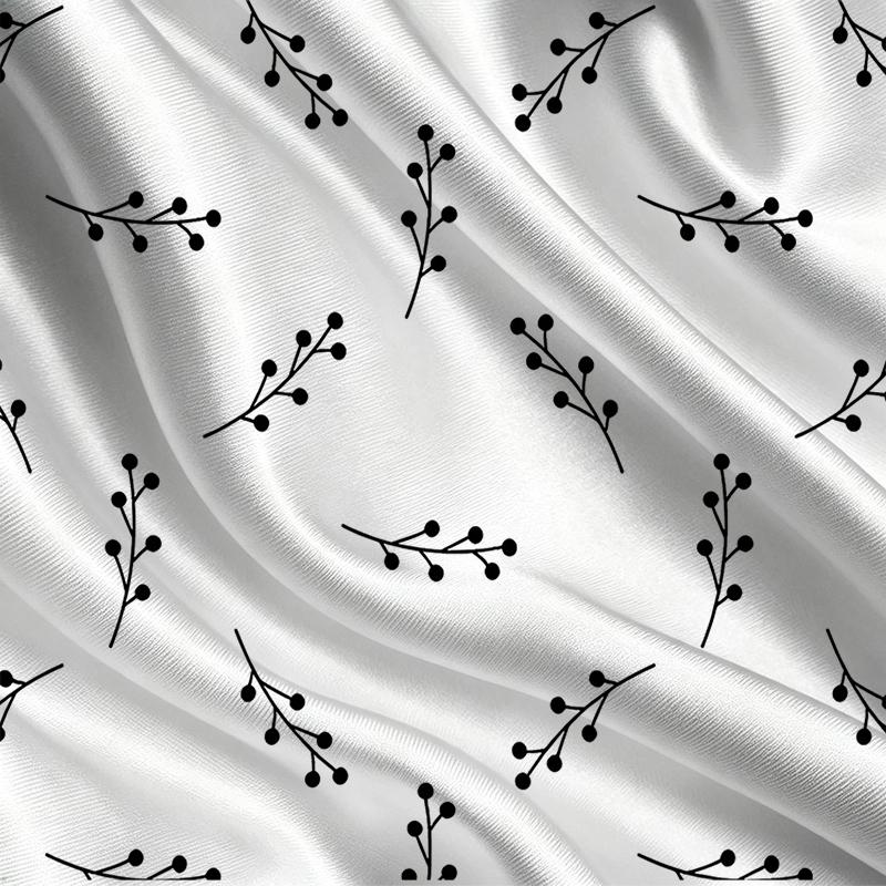 Women's Ins Style Short Sleeve T-Shirt, Simple Plant Print, Soft & Skin-friendly Versatile Casual Daily Wear
