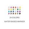 Double Head Soft Head Marker Water Based Marker Set Painting Marker Student Marker Pen 24/36/48/64 Colors Triangular Marker