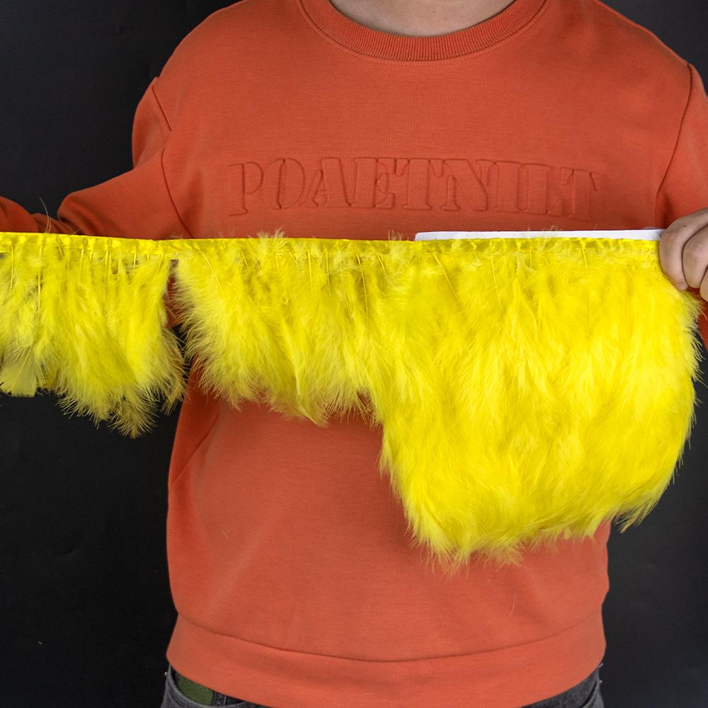 2 5 10 Метров цветной отделки из перьев марабу индейки 4-6 дюймов, бахрома из перьев для шитья, рукоделия, украшения свадебного платья для вечеринки