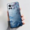 Casing For Motorola Edge 30 Ultra / Edge X Cover Aesthetic Fashion Cute Cat Astronaut Black Soft Silicone Shockproof TPU Case