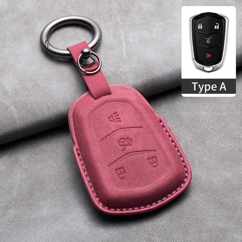 Новый чехол-накладка из овчины для автомобильного ключа-пульта для Cadillac ATS-L XTS XT5 CTS CT6 ATS 28T SRX Escalade 2015 Аксессуары для стайлинга