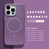 Official Leather Skin Texture Magsafe Phone Case For iPhone 15 14 16 Plus 13 12 11 16 Pro Max Magnetic Soft Protector Case Cover