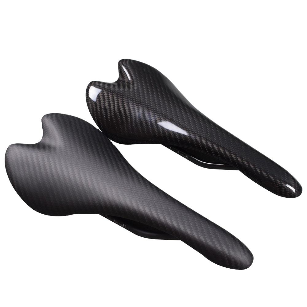 T800 Full Carbon Bicycle Saddle Seat Rail 7x9mm Dimensions for MTB Road Bike Use with Massage Function