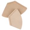 40Pcs Eco-Friendly Unbleached Original Wooden Hand Dripper Coffee Paper Filter