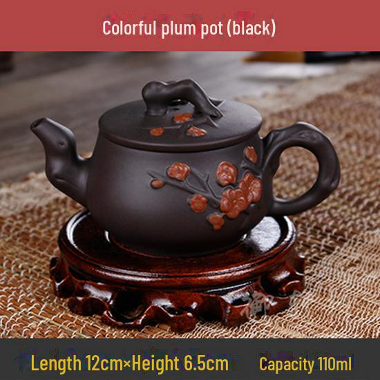 Коллекция чайников из фиолетовой глины: 72 модели, чайники Zhuni Xishi объемом 120–200 мл, идеально подходящие для утренних рынков