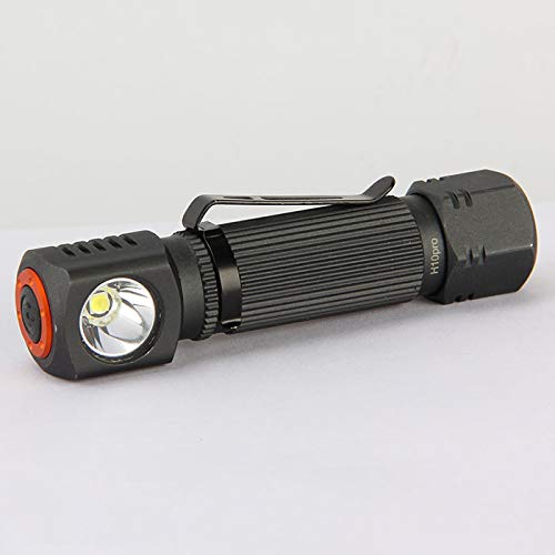 Съемный налобный фонарь NICRON H10RPro, яркость регулируется на 2 уровнях, максимум 450 люмен, прочный корпус из карбида алюминия, функция мигания SOS