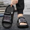Slippers Men Wear In Summer, Step On Shit Feeling with Heel, Drive Two To Work, Outdoor Large Size Beach Sandals