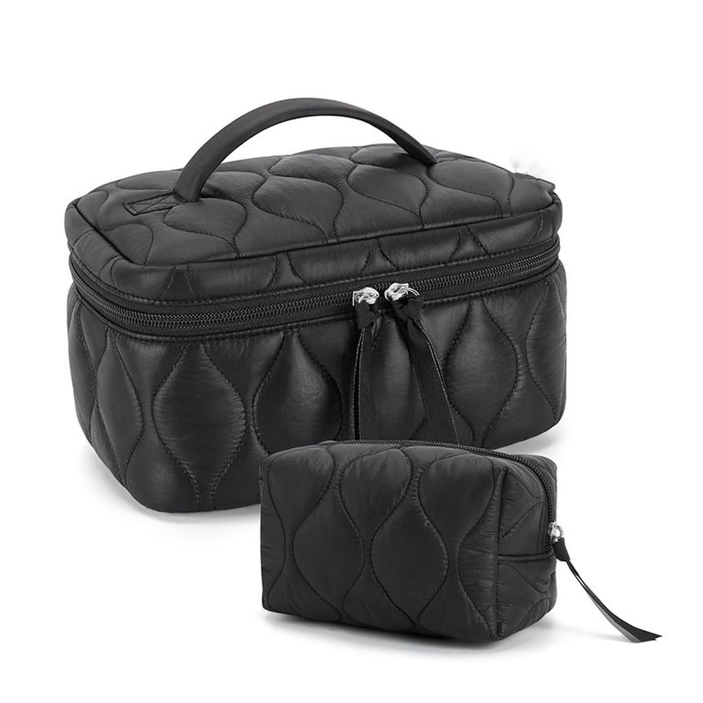 BAGSMART Женская портативная косметичка большой вместимости для путешествий, сумка для мытья, сумка для хранения косметики, высокий индекс внешнего вида