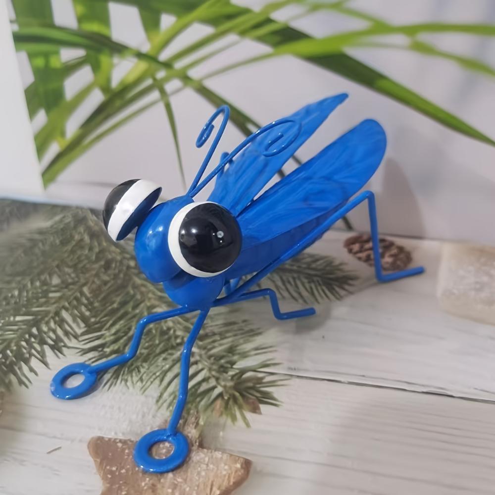 Металлическое украшение для сада в виде саранчи, 3D скульптура, настенное искусство, украшение для сада, украшение для двора, украшение для забора, украшение для стены газона, спальни, гостиной
