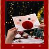 Pop Up Christmas Cards With Envelopes Sealing Stickers, 3D Honeycomb Xmas Cards, Cute Merry Christmas Card Holiday Greeting Gift