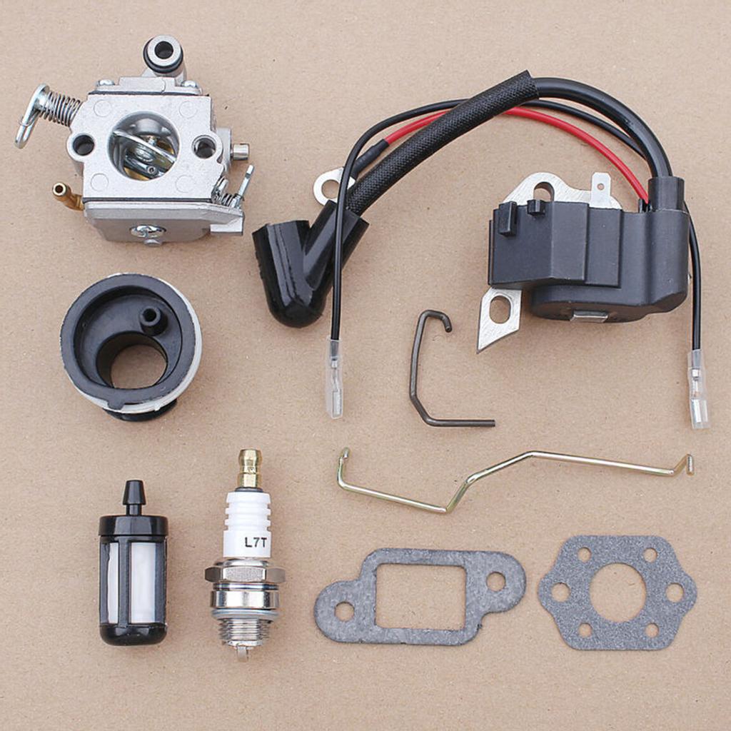 Carburetor Ignition Coil Fuel Flter Kit For Stihl 017 018 MS170 MS180 Chainsaw