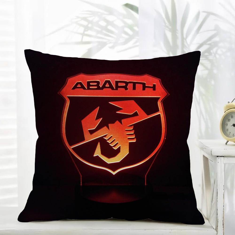 AAbarth Scorpion Cushion Cover Daily Washable Linen Pillowcase Soft for Sofa Bed Home Room Decor