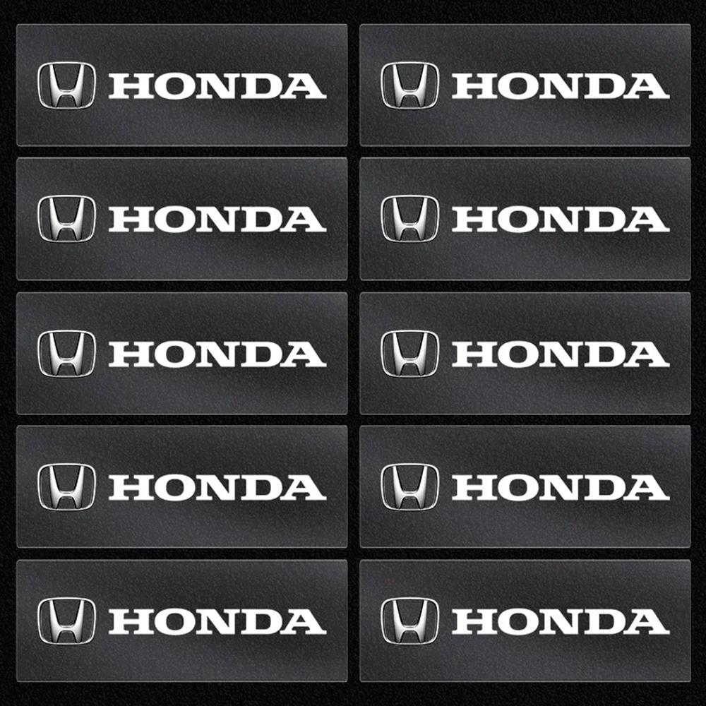 AAALX1 1/2/5/10pcs Car Interior Dekoration Stickers Badges Auto Styling for Honda B/D/H Series Pilot Civic FIT Accord CRX CRV Etc.
